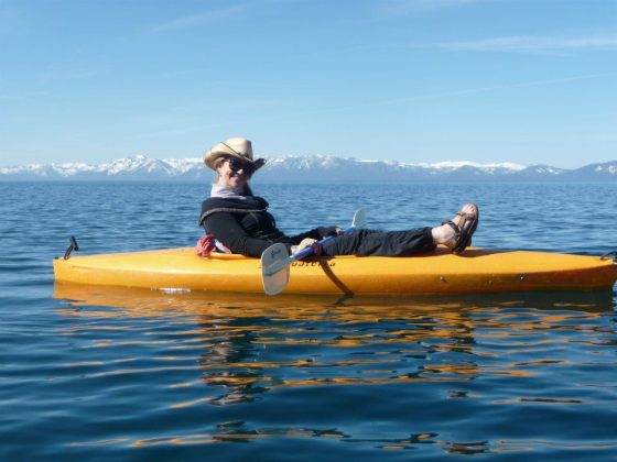 Kayaking on Lake Tahoe, CA