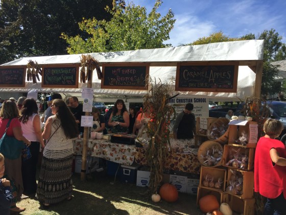 Tent at the local Apple Squeeze Festival